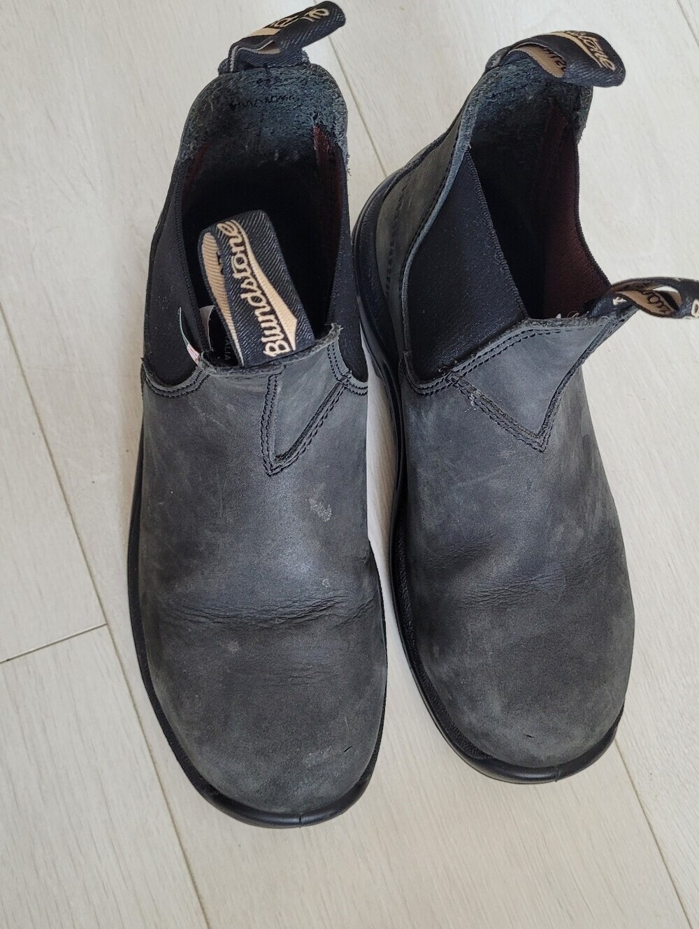 Blundstones Safety Boots Protective Footwear Oil And Acid Resistant Rustic Black